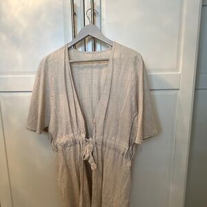 100% Linen Robe/ Beach Coverups
